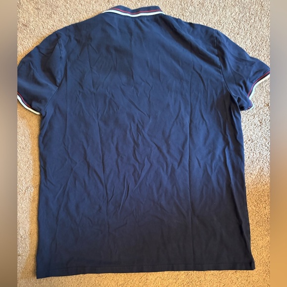 Ben Sherman Navy Polo with Striped Details - Picture 6 of 6